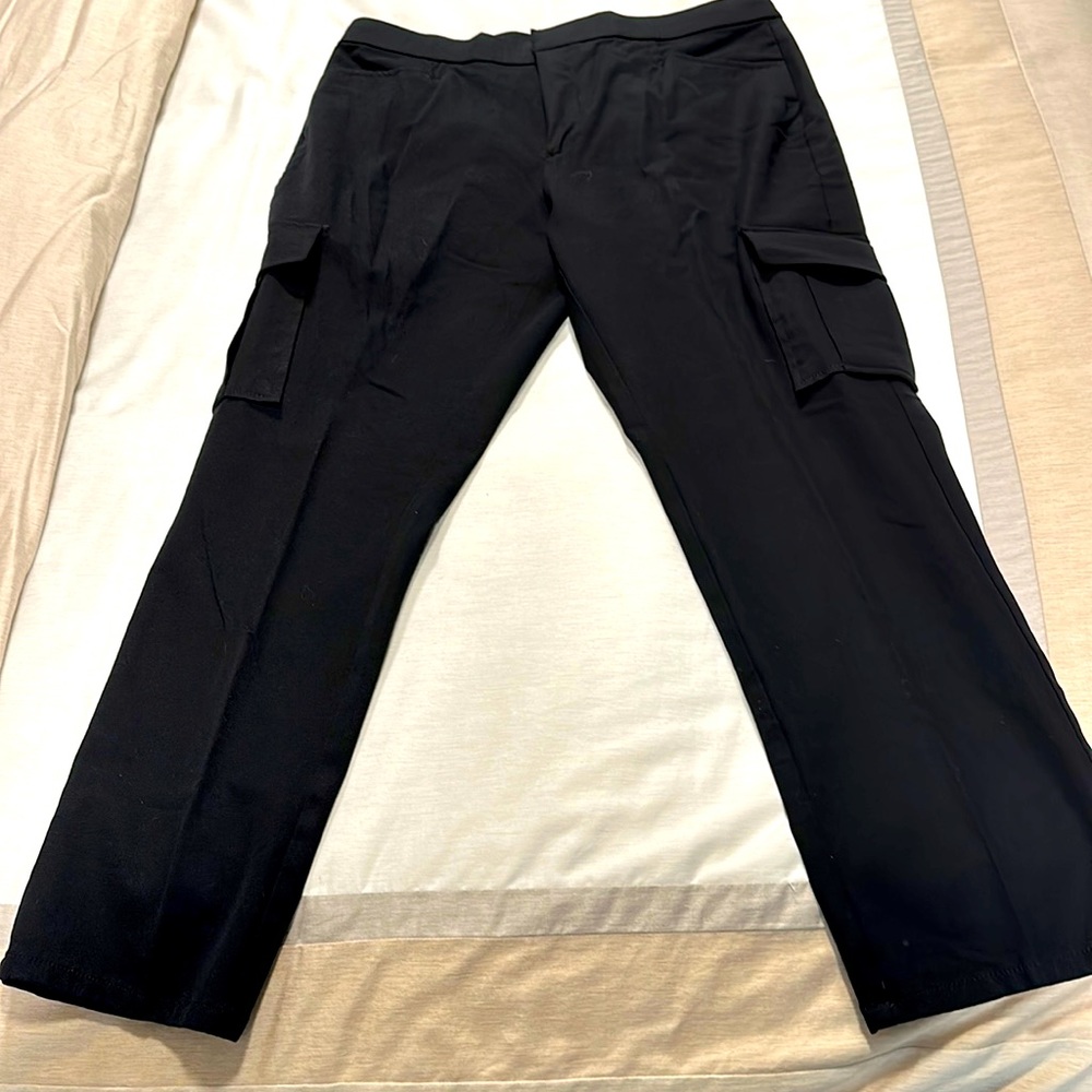 Isaac Mizrahi Live!, Black, cargo pants